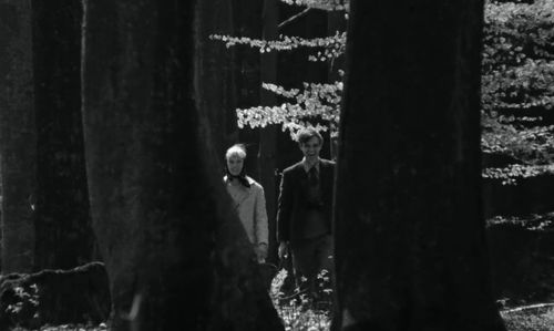Ann-Marie Gyllenspetz and Per Oscarsson in Who Saw Him Die? (1968)