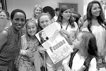 Shay with Fabulous cast #BB Brown And Friends, screening.