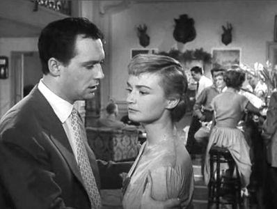 Brigitte Auber and Maurice Ronet in The Aristocrats (1955)