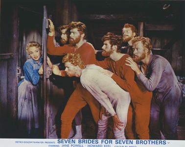 Jane Powell, Jacques d'Amboise, Matt Mattox, Marc Platt, Tommy Rall, Jeff Richards, and Russ Tamblyn at an event for Sev