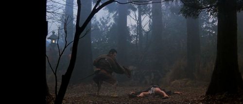 Shintarô Katsu and Makoto Satô in Samaritan Zatoichi (1968)