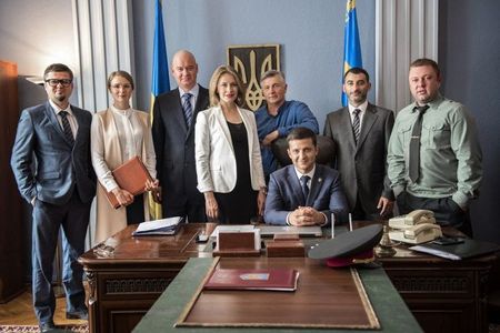 Stanislav Boklan, Volodymyr Zelenskyy, Evgeniy Koshevoy, Aleksandr Pikalov, Elena Kravets, Miko Fatalov, Yuriy Krapov, a