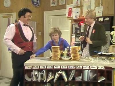 Geoffrey Durham, Kid Jensen, and Sandi Toksvig in No 73 (1982)
