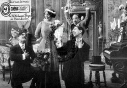Max Linder in Hubby Cures His Wife of Flirting (1910)