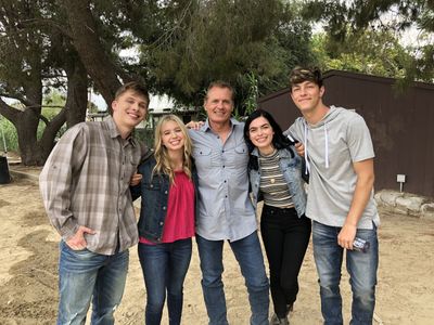 On set for DIRT