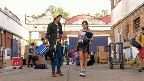 Karol Sevilla and Esteban Velásquez in Soy Luna (2016)