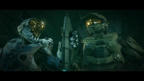 Steve Downes and Britt Baron in Halo 5: Guardians (2015)