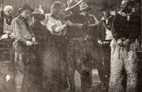 Gilbert M. 'Broncho Billy' Anderson, Gladys Field, and Victor Potel in The Bad Man's Downfall (1911)