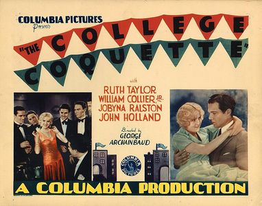 Eddie Clayton, William Collier Jr., John Holland, Maurice Murphy, Edward Peil Jr., and Ruth Taylor in The College Coquet