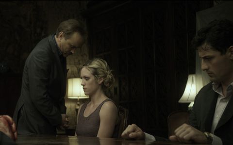 Jeffrey Combs, Brittany Snow, and Enver Gjokaj in Would You Rather (2012)