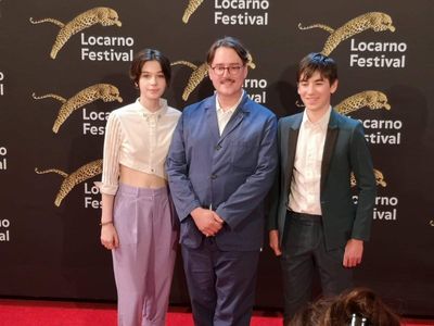 Left to Right, Vaughan Murrae, Trevor Anderson, Dominic Lippa for Before I Change My Mind Premiere Locarno75, 2022