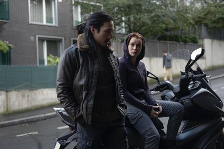 Desmond Chiam and Erin Kellyman in The Falcon and the Winter Soldier (2021)