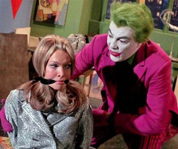 Cesar Romero and Diana Ivarson in Batman: Flop Goes the Joker (1967)