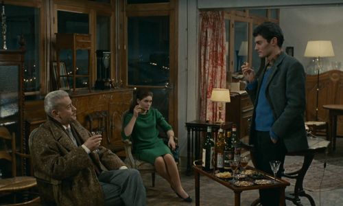 Nita Klein, Jean-Pierre Kérien, and Jean-Baptiste Thiérrée in Muriel (1963)
