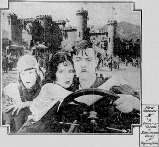 Charles Gordon, Harry Myers, and Pauline Starke in A Connecticut Yankee in King Arthur's Court (1921)