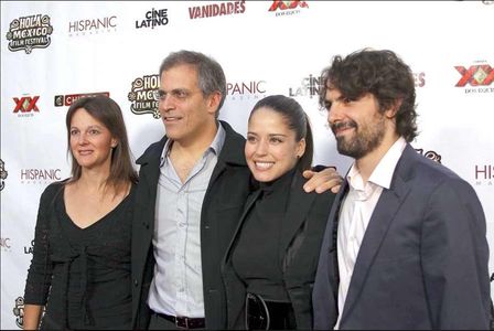 Roberto Sneider, Anna Claudia Talancon, José María de Tavira, and Patricia Martinez de Velasco at Hola Mexico.