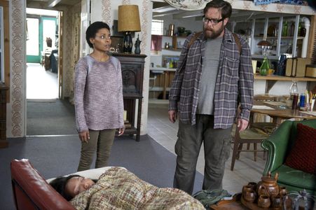 Maria Howell, Zak Orth, and Maureen Sebastian in Revolution (2012)