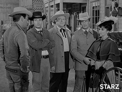 James Caan, Karyn Kupcinet, Sherwood Price, Hugh Sanders, and Roy Thinnes in Death Valley Days (1952)