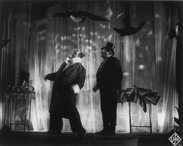 Kurt Gerron and Emil Jannings in The Blue Angel (1930)