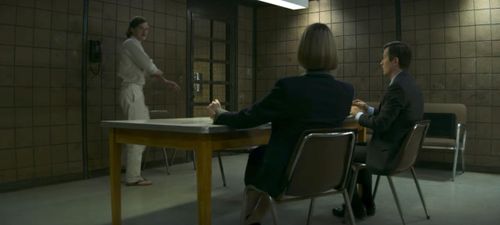 Joe Tuttle, Anna Torv, and Robert Aramayo in Mindhunter (2017)
