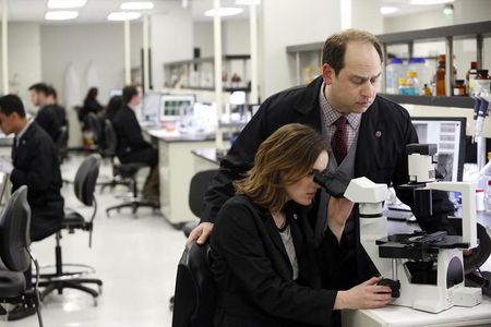 Adam Kulbersh and Elizabeth Henstridge in Agents of S.H.I.E.L.D. (2013)