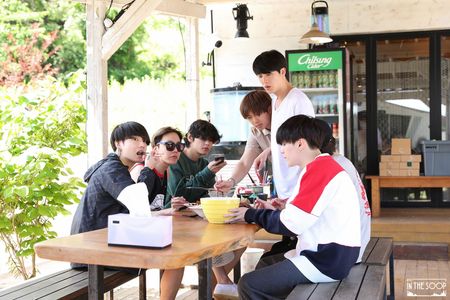 V, RM, BTS, SUGA, Jin, j-hope, and Jungkook in In the SOOP BTS Ver. (2020)