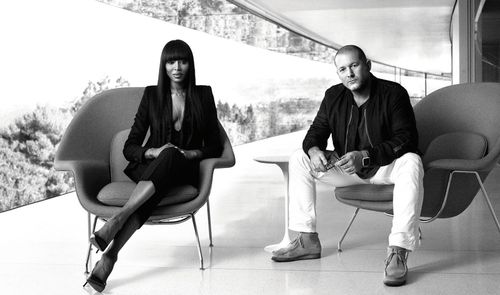 Naomi Campbell and Jonathan Ive