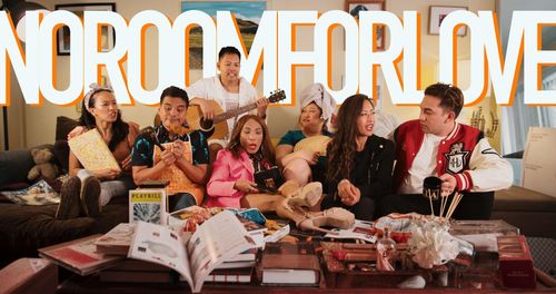 Garth Garcia, Rey Aclao, Bong Cabrera, Cynthia San Luis, Georgina Tolentino, Iya Baclagan, and Rommel Rojas in No Room f