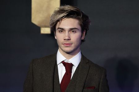 George Shelley at an event for Fantastic Beasts and Where to Find Them (2016)