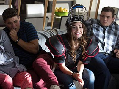 Luke Bilyk, Katie Douglas, and Jake Sim in Raising Expectations (2016)