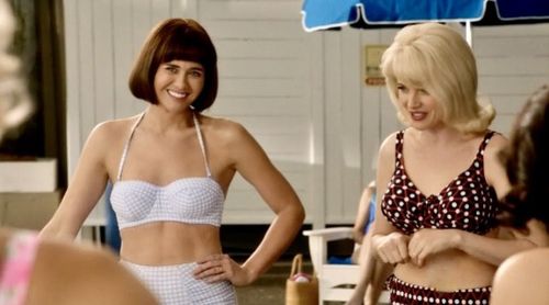 Still of Haley Strode and Antonia Bernath in The Astronaut Wives Club, Liftoff/ABC