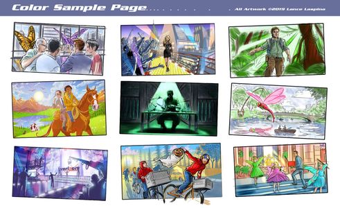 Color Storyboard Samples