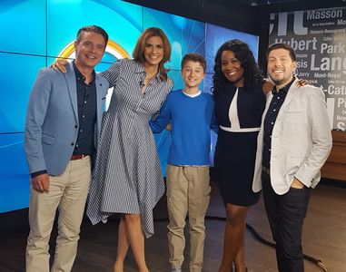 Cameron Brodeur following his Breakfast TV Montreal live interview