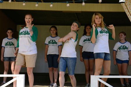 Mamrie Hart, Grace Helbig, Jasmine Aceves, and Hannah Hart in Camp Takota (2014)