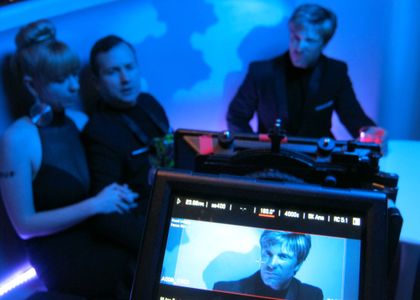 Vic Mignogna, John Champion, and Mary Czerwinski in R.U.R.: Genesis (2013)