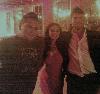 Magi Avila and Director Chris Weitz from 