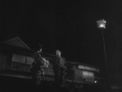 Shôtarô Hanayagi and Kakuko Mori in The Story of the Last Chrysanthemum (1939)