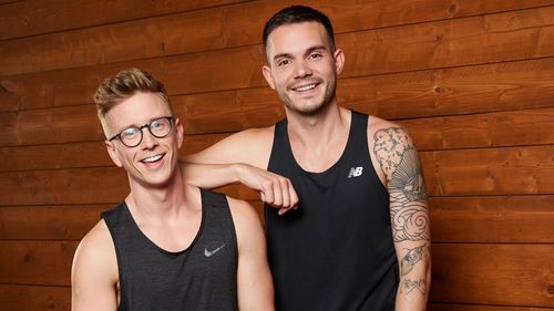 Tyler Oakley and Korey Kuhl in The Amazing Race (2001)