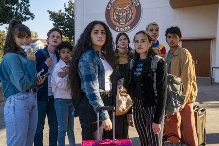 Uly Schlesinger, Haley Sanchez, Chase Sui Wonders, Chloe East, Justice Smith, Nathanya Alexander, Lukita Maxwell, and Sy