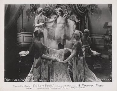 Virginia Bruce, June Bupp, Rosalind Charles, Margaret Fealy, and Jeanette MacDonald in The Love Parade (1929)