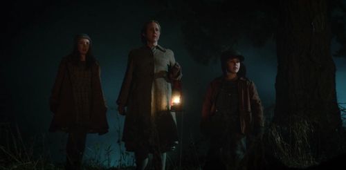Brooke Smith, Kiefer O'Reilly, and Beatrice Kitsos in Project Blue Book (2019)