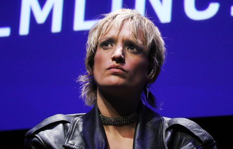Agathe Rousselle at an event for Titane (2021)