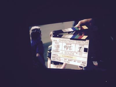 On the set of 