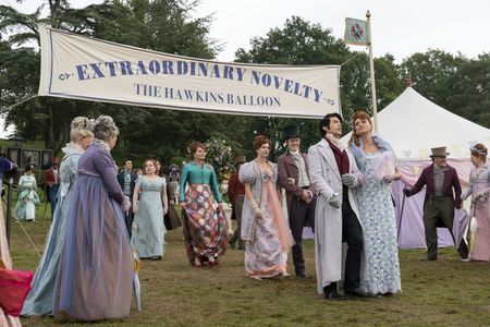 Polly Walker, James Phoon, Nicola Coughlan, Bessie Carter, Luke Thompson, Lorn Macdonald, Harriet Cains, and Claudia Jes