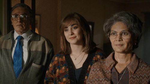 Ace Bhatti, Meneka Das, and Priya Blackburn in Bohemian Rhapsody (2018)