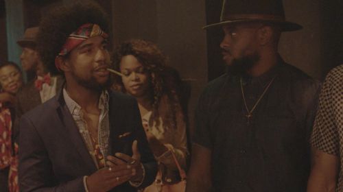 Jon Kent Ethridge and Brandon Mitchell in Outta Pocket (2019)