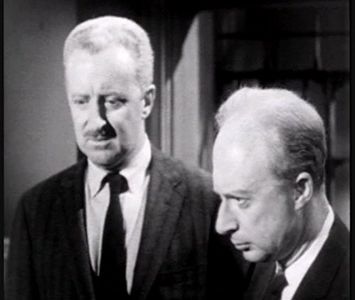 Norman Lloyd and David White in One Step Beyond (1959)