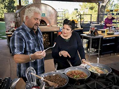 Guy Fieri and Alex Guarnaschelli in Guy's Ranch Kitchen (2017)