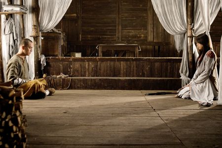 Jingchu Zhang and Hao Dang in Jade Warrior (2006)