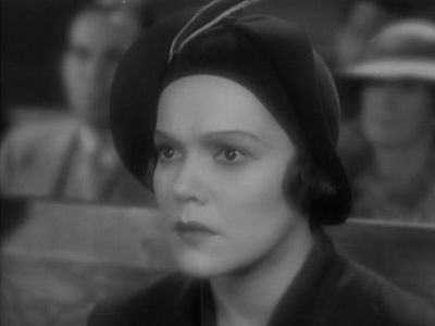 Barbara Robbins in Hat, Coat, and Glove (1934)